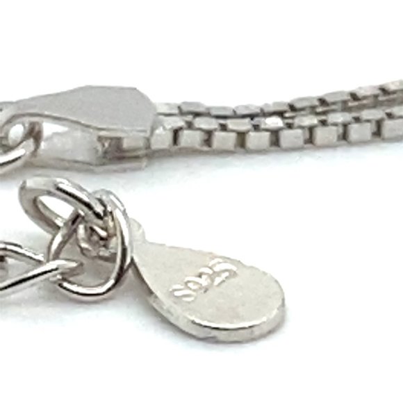 Blue Sapphire 3.62ct Platinum Finish Solid 925 Sterling Silver Bracelet - Picture 7 of 8